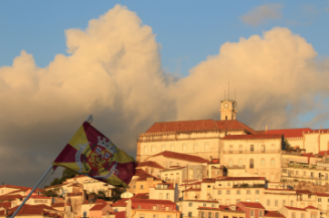 Coimbra Flag Cloud Sunshine
